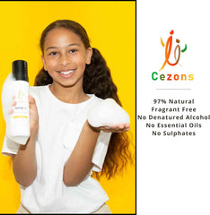 Cezons Cloud 9 Foaming Cleanser - A Gentle Kids Face Wash - Hydrating Face Wash for Kids, Preteens & Teenagers - Natural and Alcohol Free Fragrance Free Skincare - 200ML