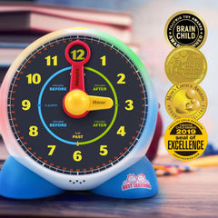 BEST LEARNING Learning Clock - Educational Talking Learn to Tell Time Teaching Light-Up Toy with Quiz and Music Sleep Mode - Toddlers & Kids Ages 3, 4, 5, 6 Years Old Boy and Girl…