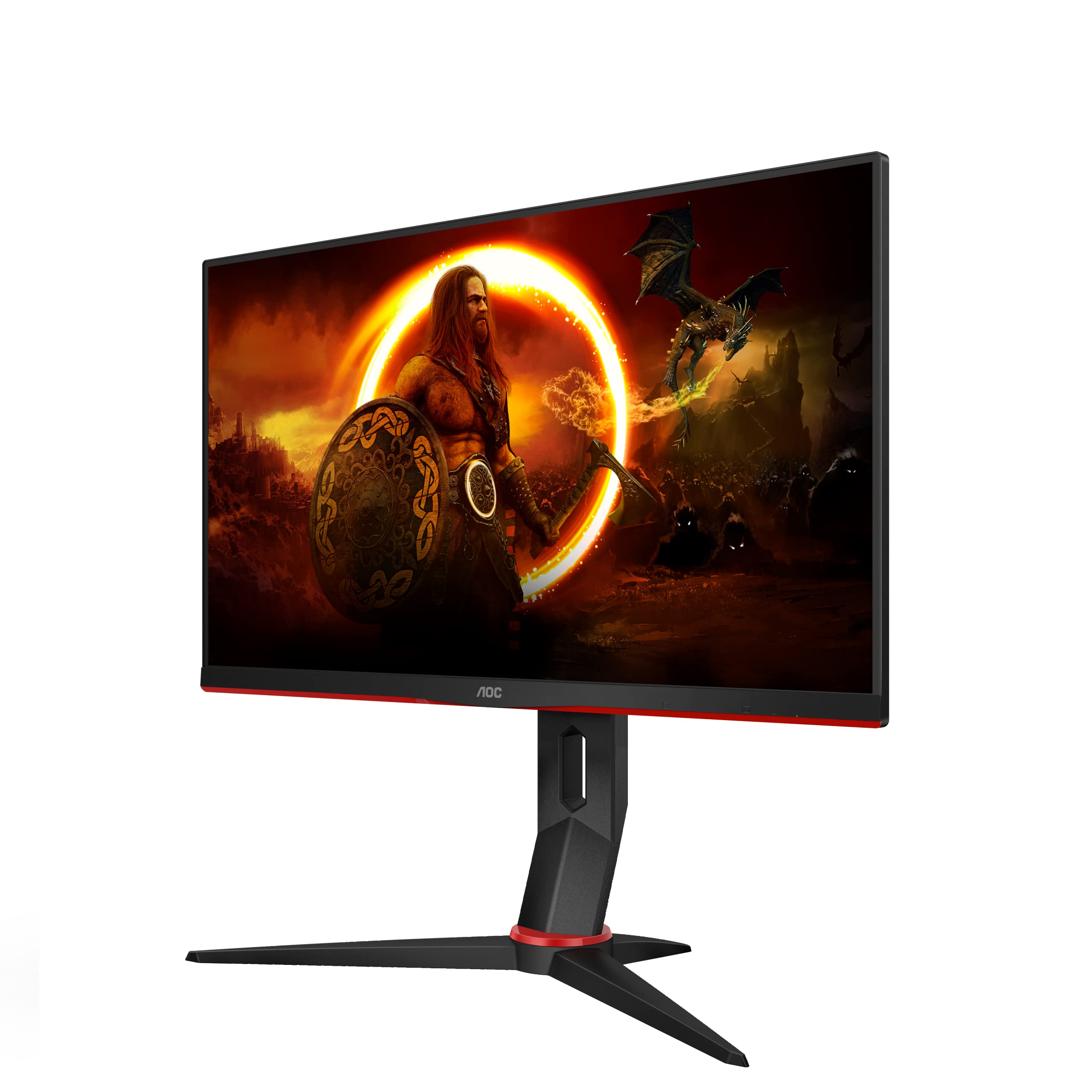 AOC Gaming Q27G2E - 27 INch QHD Monitor, 155Hz, 1ms MPRT, VA, FreeSync Premium, Shadow control, Low Input lag (2560 x 1440 @ 155Hz, 250 cd/m², HDMI 2.0 x 2, DisplayPort 1.2x1)