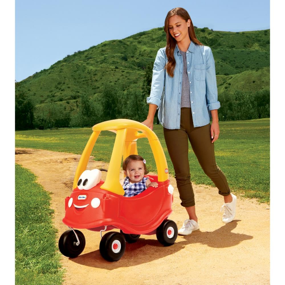 Little Tikes Dino Cozy Coupe Car. Kids Ride-On, Foot to Floor Slider, Mini Vehicle Push Car With Real Working Horn, Clicking Ignition Switch & Petrol Cap. For Ages 18 Months+