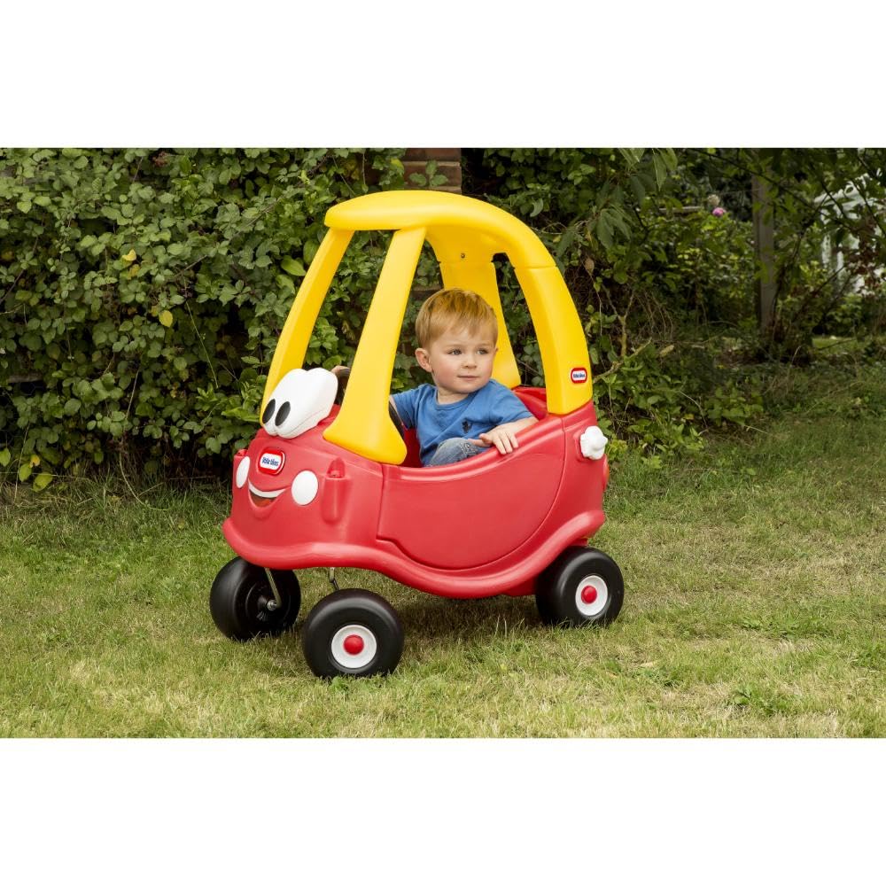 Little Tikes Dino Cozy Coupe Car. Kids Ride-On, Foot to Floor Slider, Mini Vehicle Push Car With Real Working Horn, Clicking Ignition Switch & Petrol Cap. For Ages 18 Months+