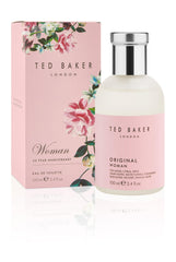 Ted Baker Woman Pink EDT, floral green feminine fragrance, opening notes are fresh peach, bergamont and tangerine with warm musk, vanilla and vetiver base notes, 100ml