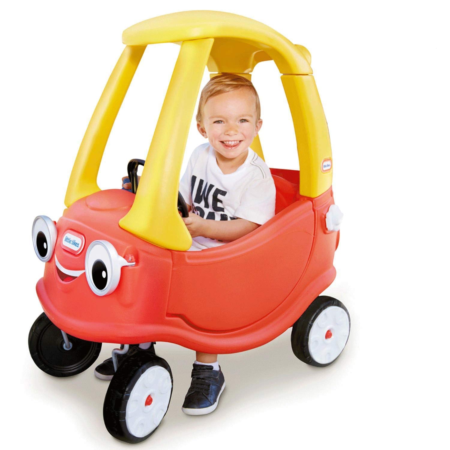 Little Tikes Dino Cozy Coupe Car. Kids Ride-On, Foot to Floor Slider, Mini Vehicle Push Car With Real Working Horn, Clicking Ignition Switch & Petrol Cap. For Ages 18 Months+