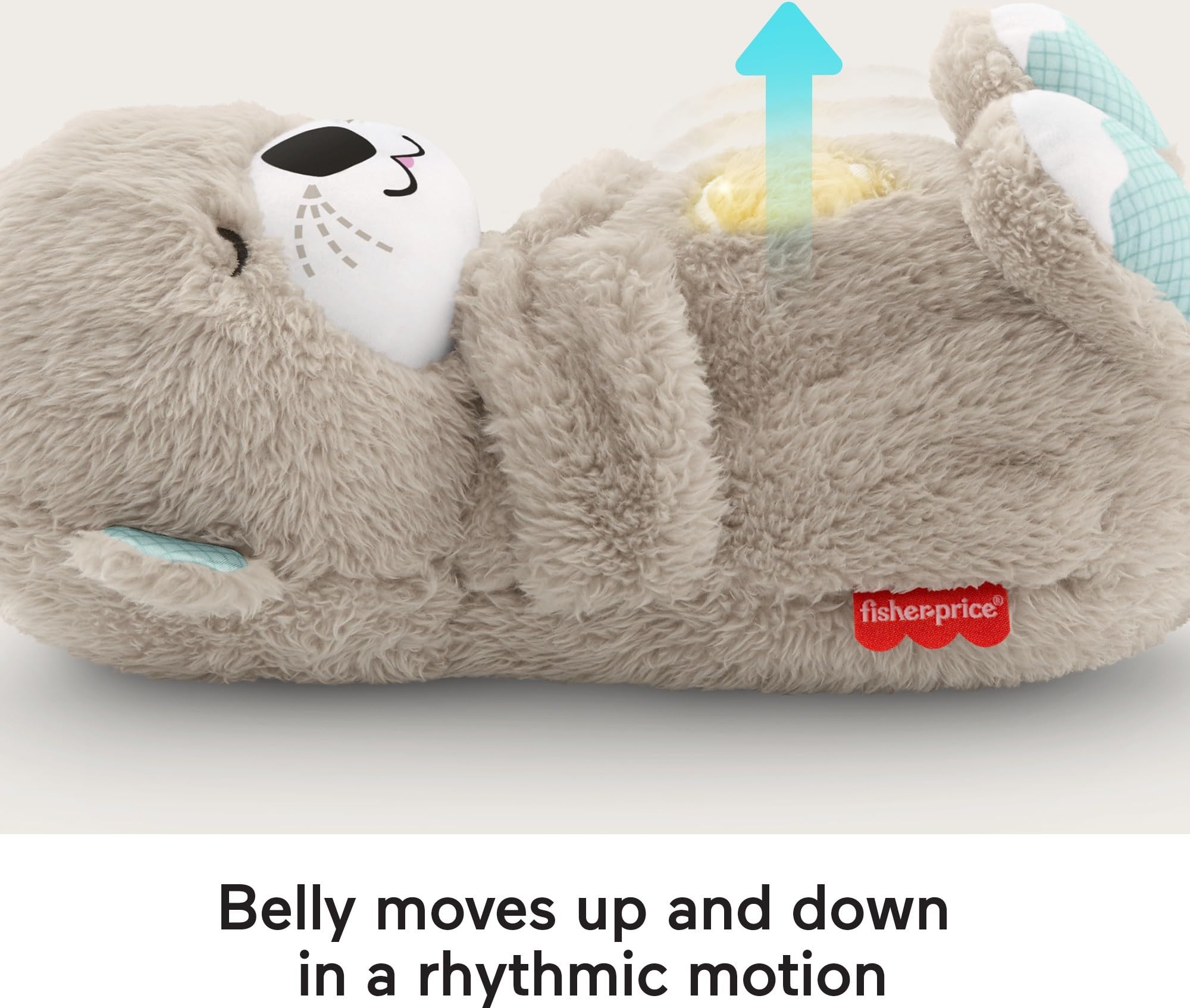 Fisher-Price Soothe 'N Snuggle Otter | Newborn Baby Toys & New Baby Gifts | Plush Soft Toys for Babies with Light and Sound Machine | Baby Girl and Baby Boy Gifts | Newborn Essentials, FXC66