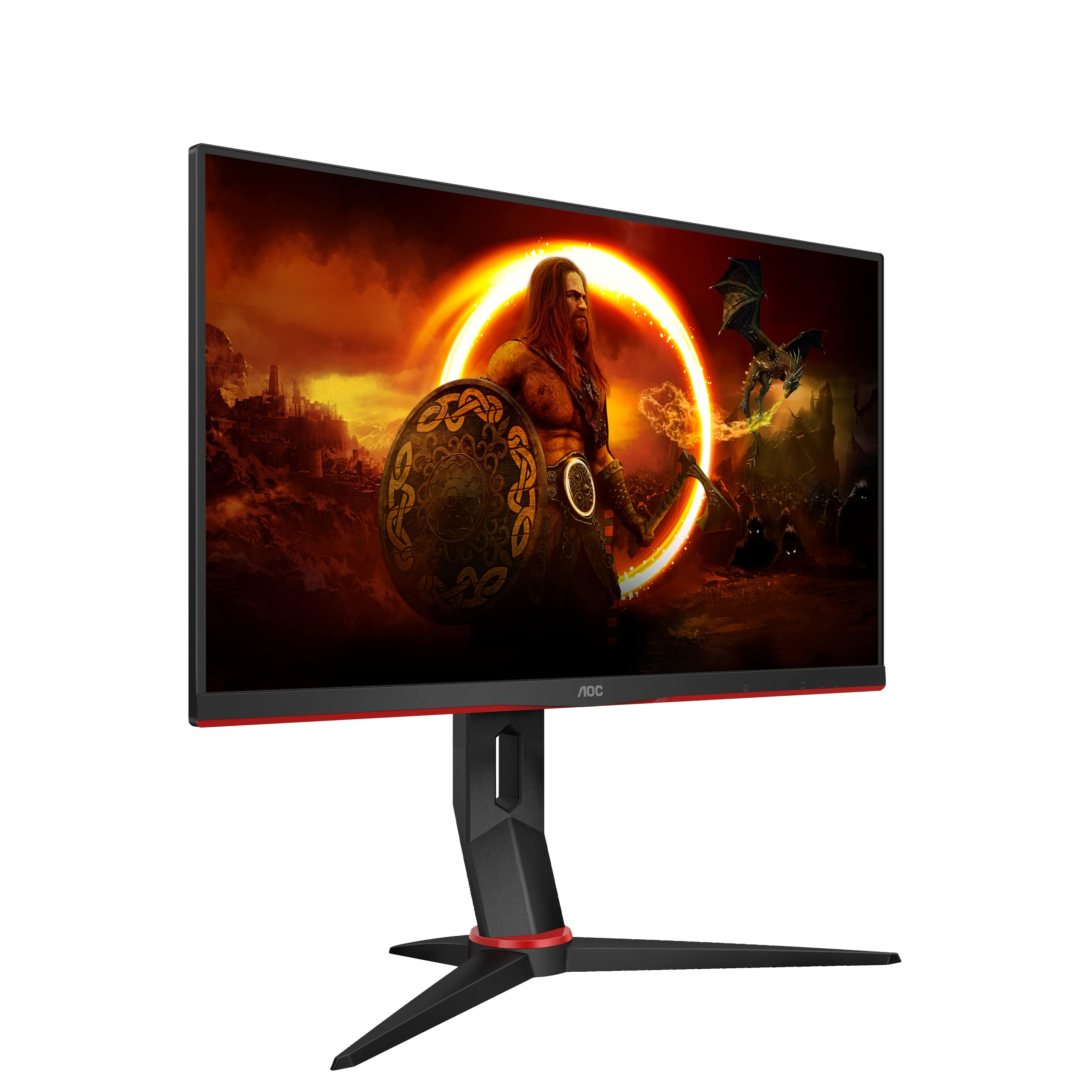 AOC Gaming Q27G2E - 27 INch QHD Monitor, 155Hz, 1ms MPRT, VA, FreeSync Premium, Shadow control, Low Input lag (2560 x 1440 @ 155Hz, 250 cd/m², HDMI 2.0 x 2, DisplayPort 1.2x1)