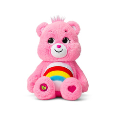 Care Bears | Cheer Bear 35cm Medium Plush | Collectable Cute Plush Toy, Cuddly Toys for Children, Soft Toys for Girls and Boys, Cute Teddies Suitable for Girls and Boys Ages 4+ | Basic Fun 22061