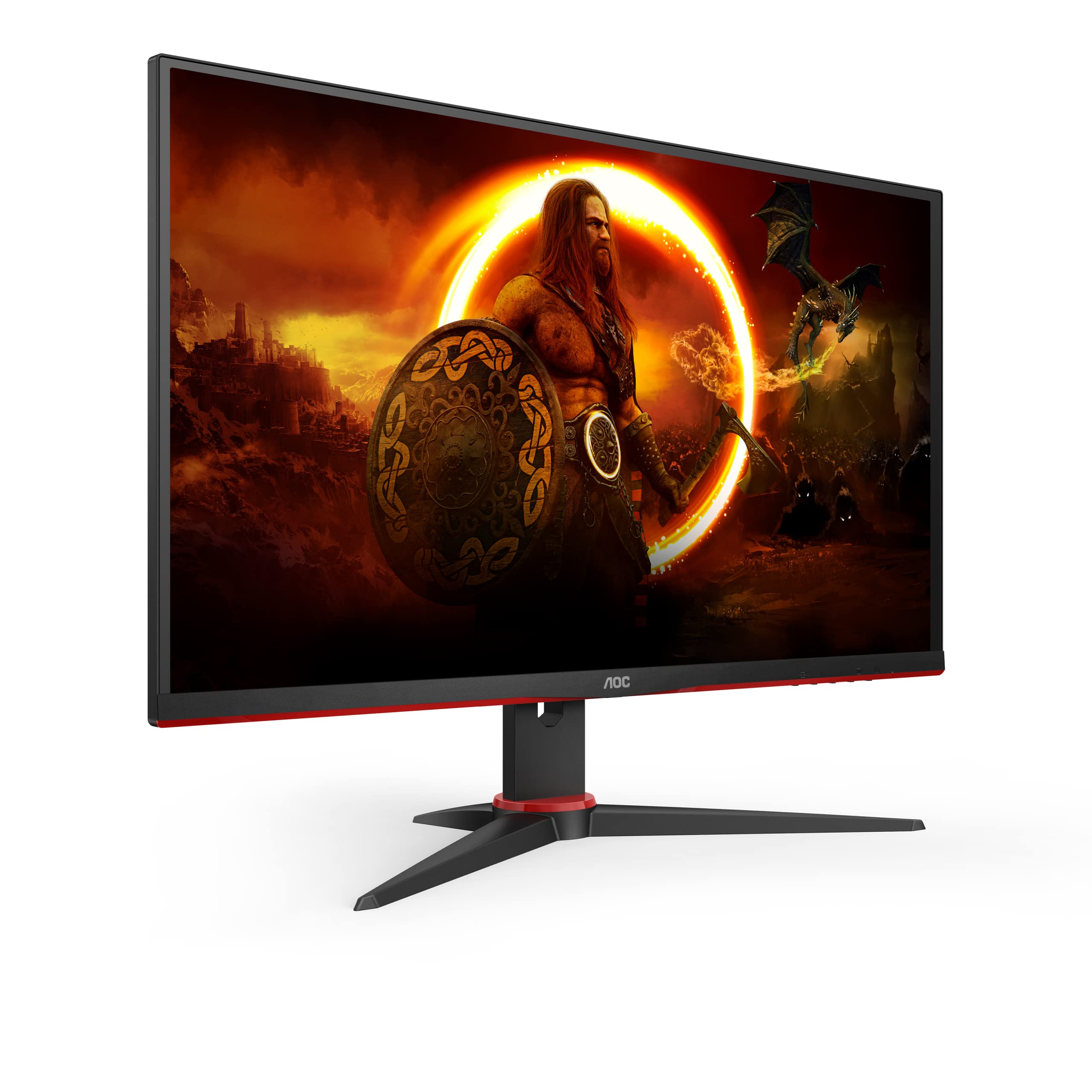 AOC Gaming Q27G2E - 27 INch QHD Monitor, 155Hz, 1ms MPRT, VA, FreeSync Premium, Shadow control, Low Input lag (2560 x 1440 @ 155Hz, 250 cd/m², HDMI 2.0 x 2, DisplayPort 1.2x1)