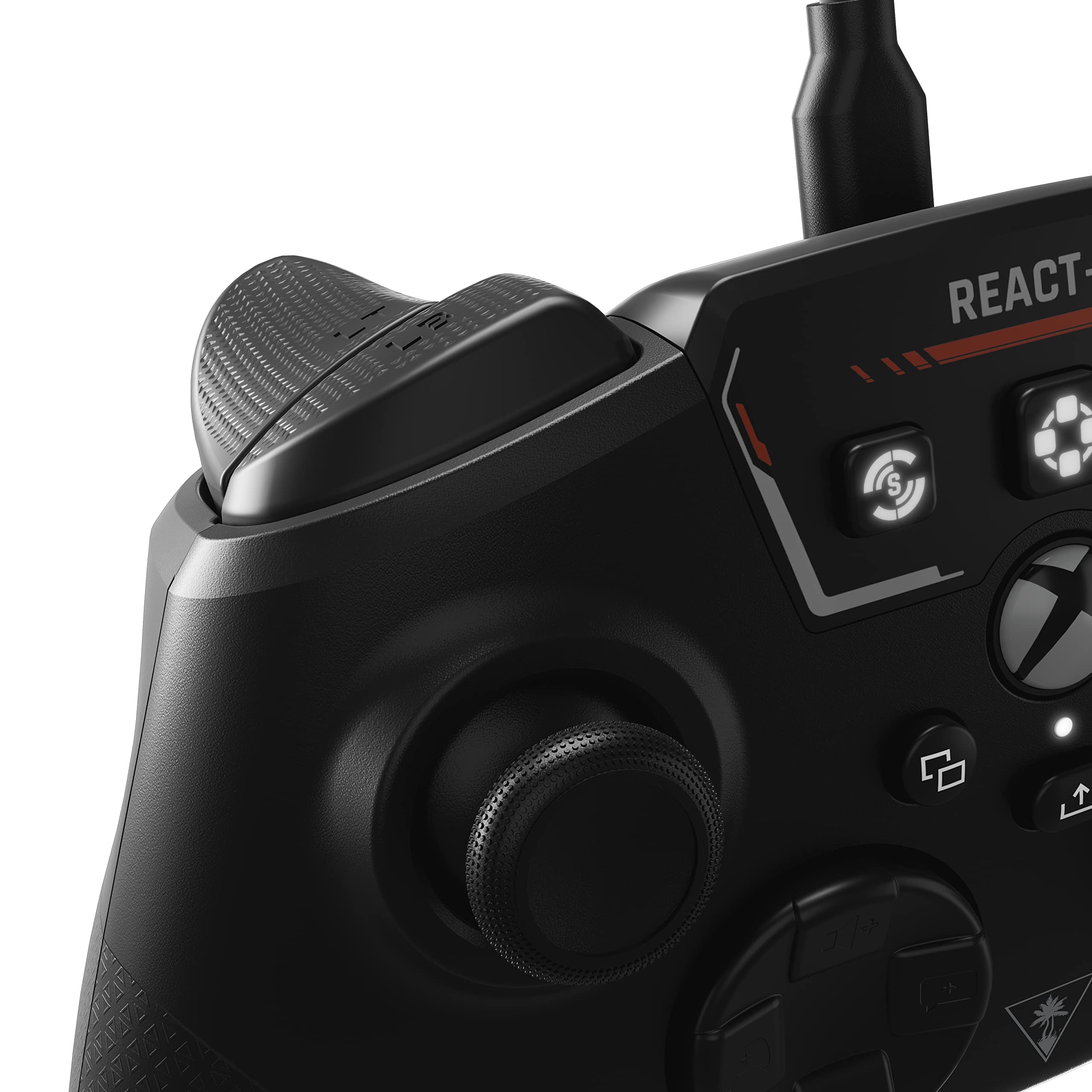 Turtle Beach React-R Red Wired Gaming Controller with Audio Controls, Mappable Buttons & Textured Grips for Xbox Series X|S, Xbox One & PC [Officially Licensed for Xbox]