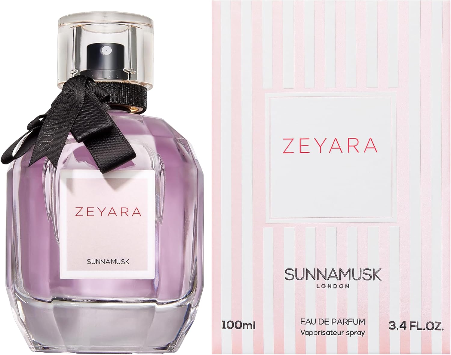 Sunnamusk London Zeyara Eau De Parfum, Women, Aromatic Fruity Fragrance, Perfume, Luxury Fragrance (100ml)