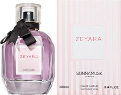 Sunnamusk London Zeyara Eau De Parfum, Women, Aromatic Fruity Fragrance, Perfume, Luxury Fragrance (100ml)