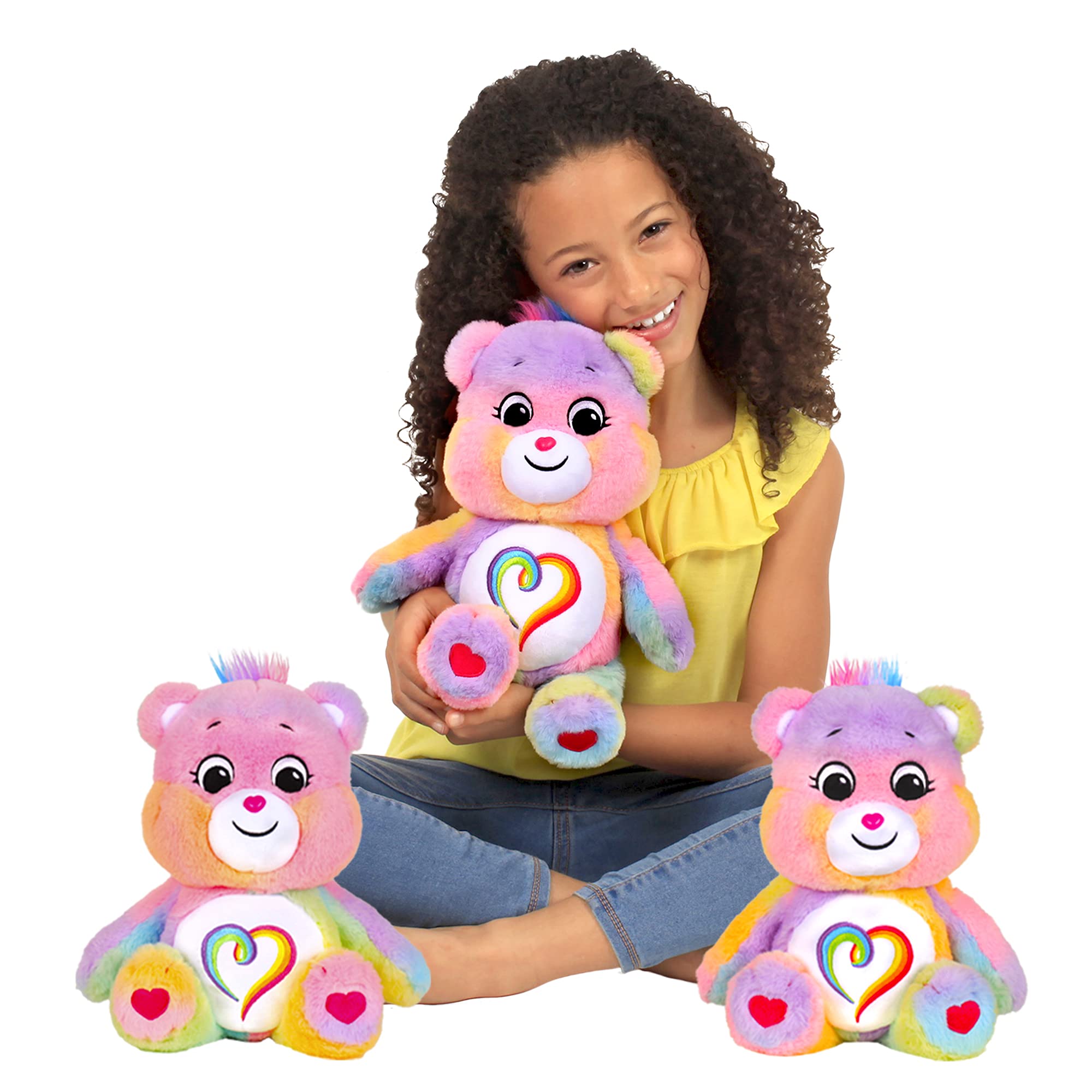 Care Bears | Togetherness Bear 35cm Medium Plush | Collectable Cute Plush Toy, Cuddly Toys for Children, Soft Toys for Girls Boys, Cute Teddies Suitable for Girls and Boys Ages 4+ | Basic Fun 22077