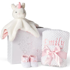 Baby Box Shop New Baby Gifts Set - 3 Baby Essentials and a Newborn Hamper Create a Premium Newborn Gift Set, New Baby Hamper Basket Girl, New Born Baby Gift - Baby Shower Hamper for Newborn - Zebra