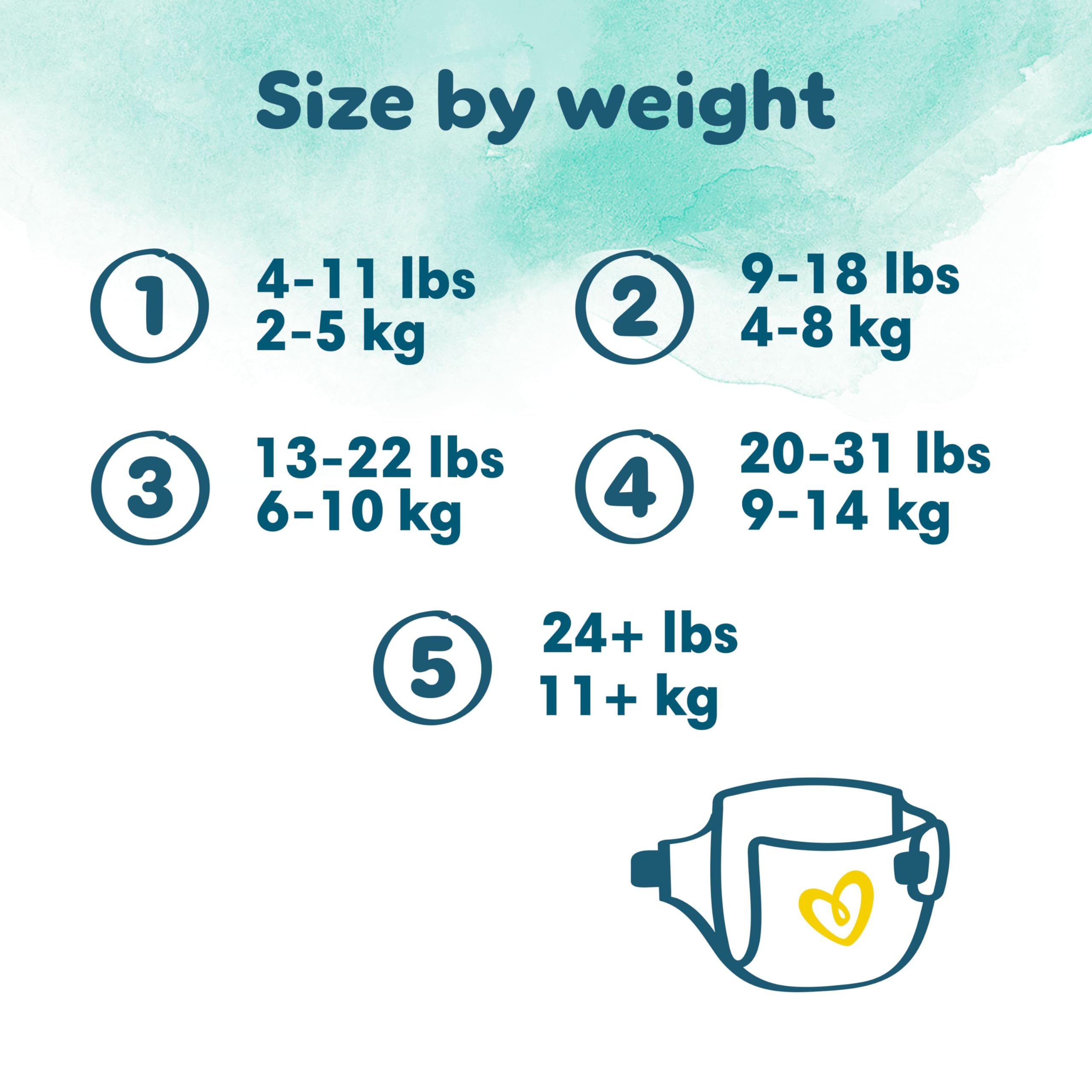 Pampers Harmonie Nappies Size 2, 204 Nappies, 4kg-8kg, Gentle Skin Protection Cushiony Soft