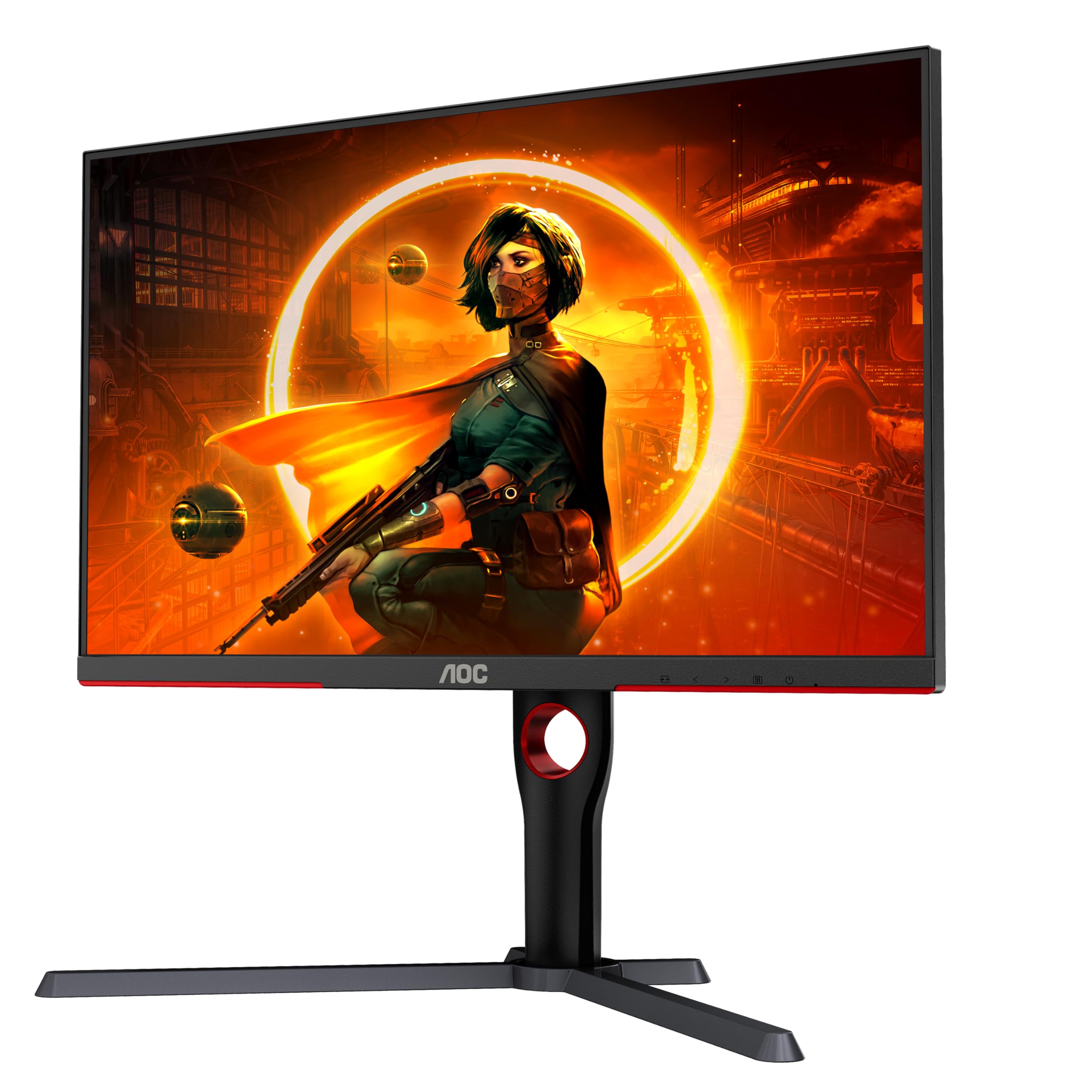 AOC Gaming Q27G2E - 27 INch QHD Monitor, 155Hz, 1ms MPRT, VA, FreeSync Premium, Shadow control, Low Input lag (2560 x 1440 @ 155Hz, 250 cd/m², HDMI 2.0 x 2, DisplayPort 1.2x1)