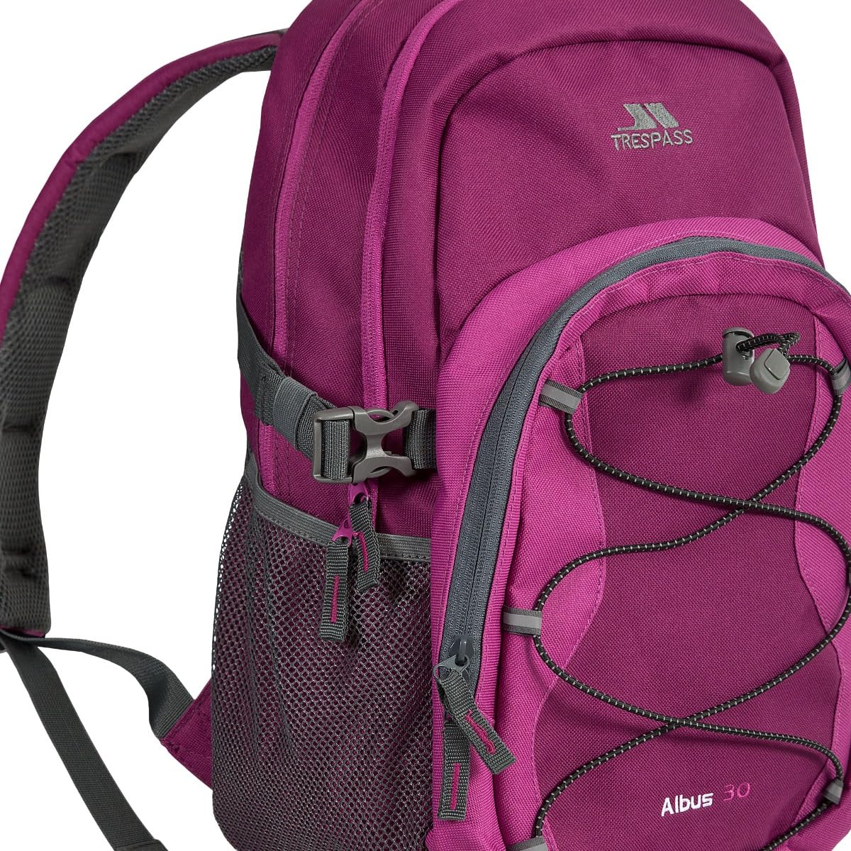 Trespass Albus Backpack Perfect Rucksack for School, Hiking, Camping or Work