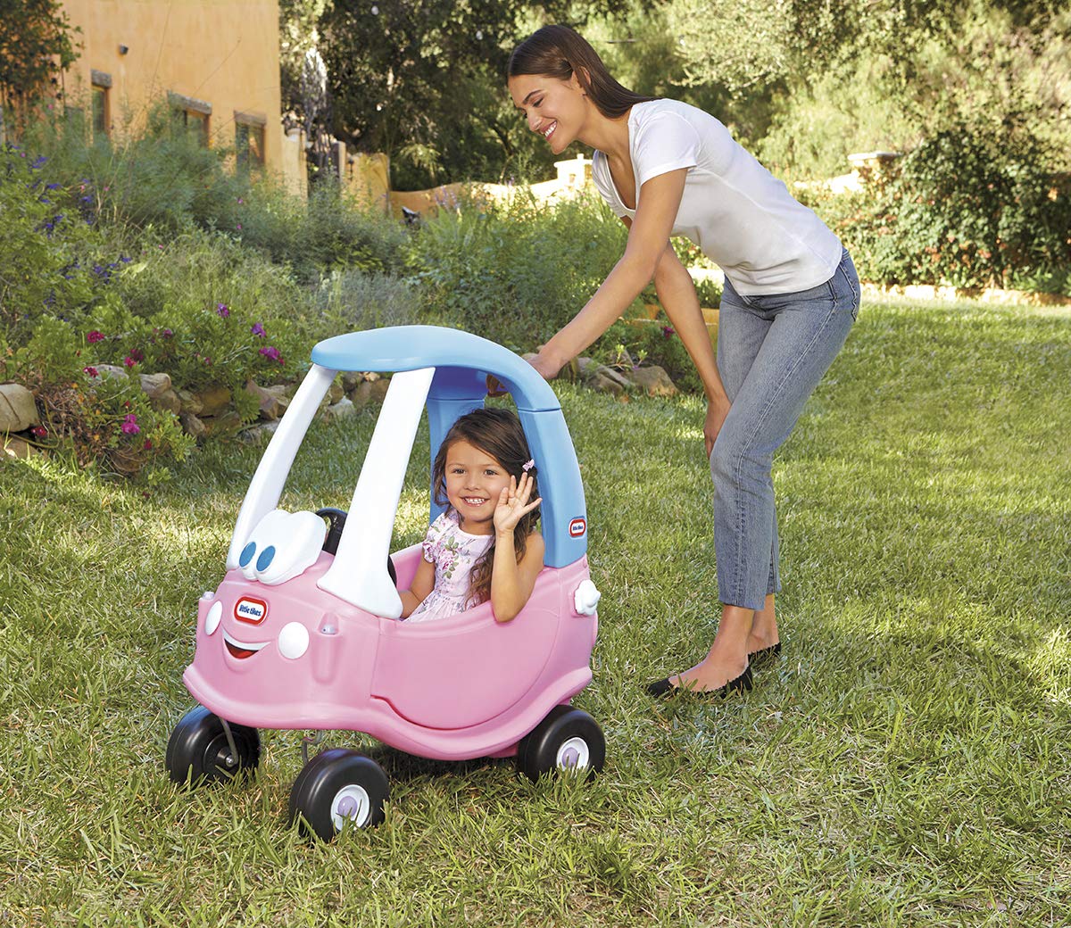 Little Tikes Dino Cozy Coupe Car. Kids Ride-On, Foot to Floor Slider, Mini Vehicle Push Car With Real Working Horn, Clicking Ignition Switch & Petrol Cap. For Ages 18 Months+