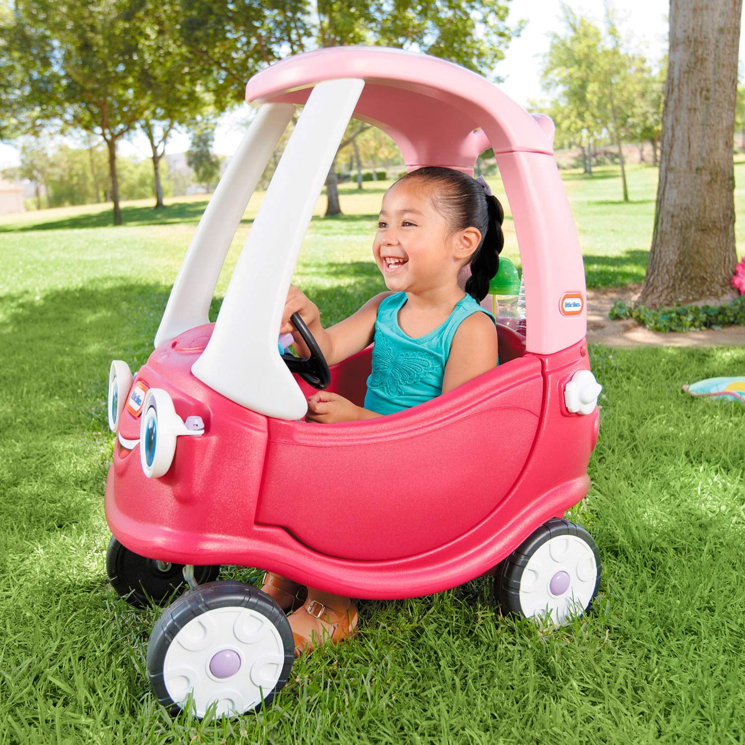 Little Tikes Dino Cozy Coupe Car. Kids Ride-On, Foot to Floor Slider, Mini Vehicle Push Car With Real Working Horn, Clicking Ignition Switch & Petrol Cap. For Ages 18 Months+