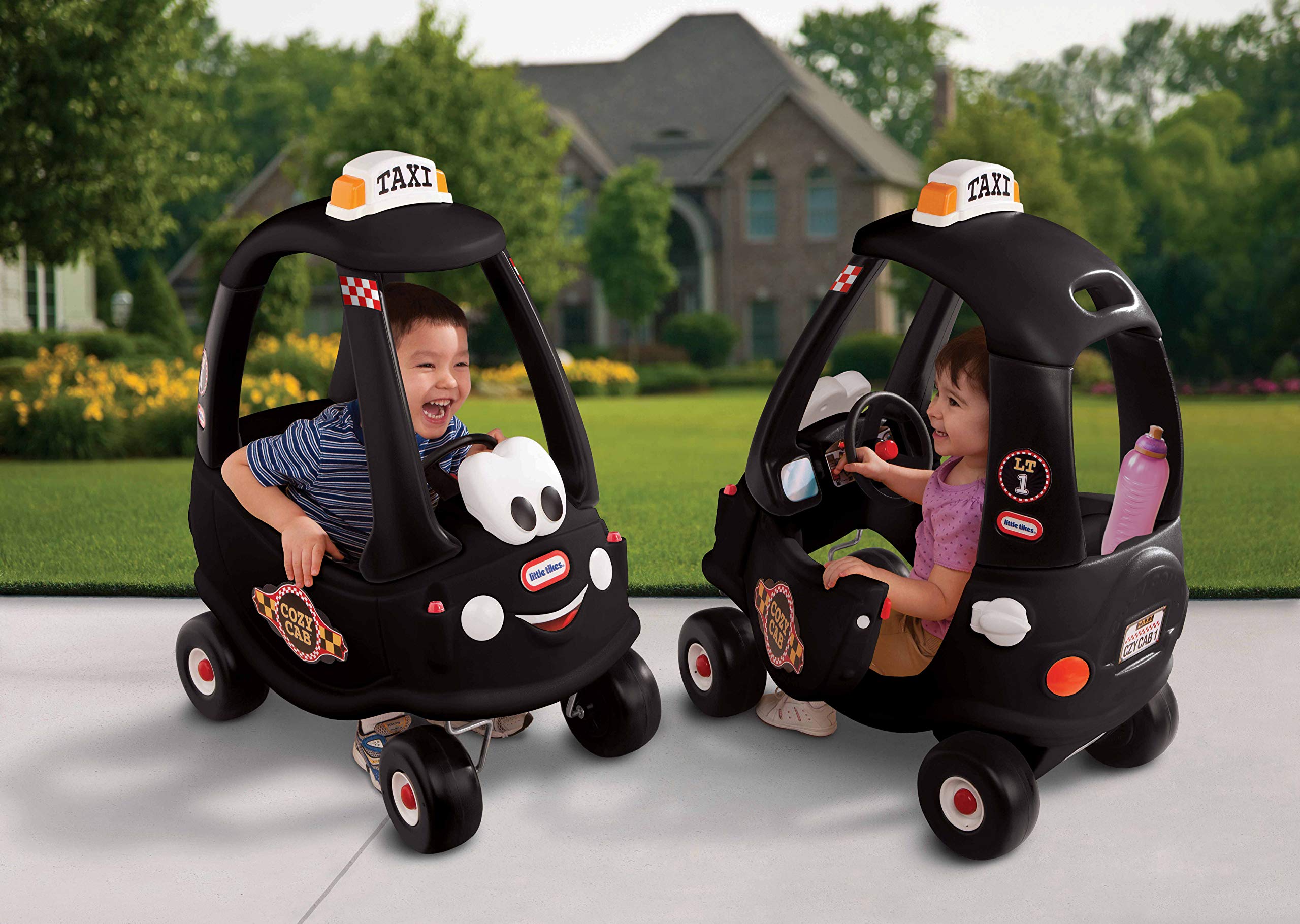 Little Tikes Dino Cozy Coupe Car. Kids Ride-On, Foot to Floor Slider, Mini Vehicle Push Car With Real Working Horn, Clicking Ignition Switch & Petrol Cap. For Ages 18 Months+