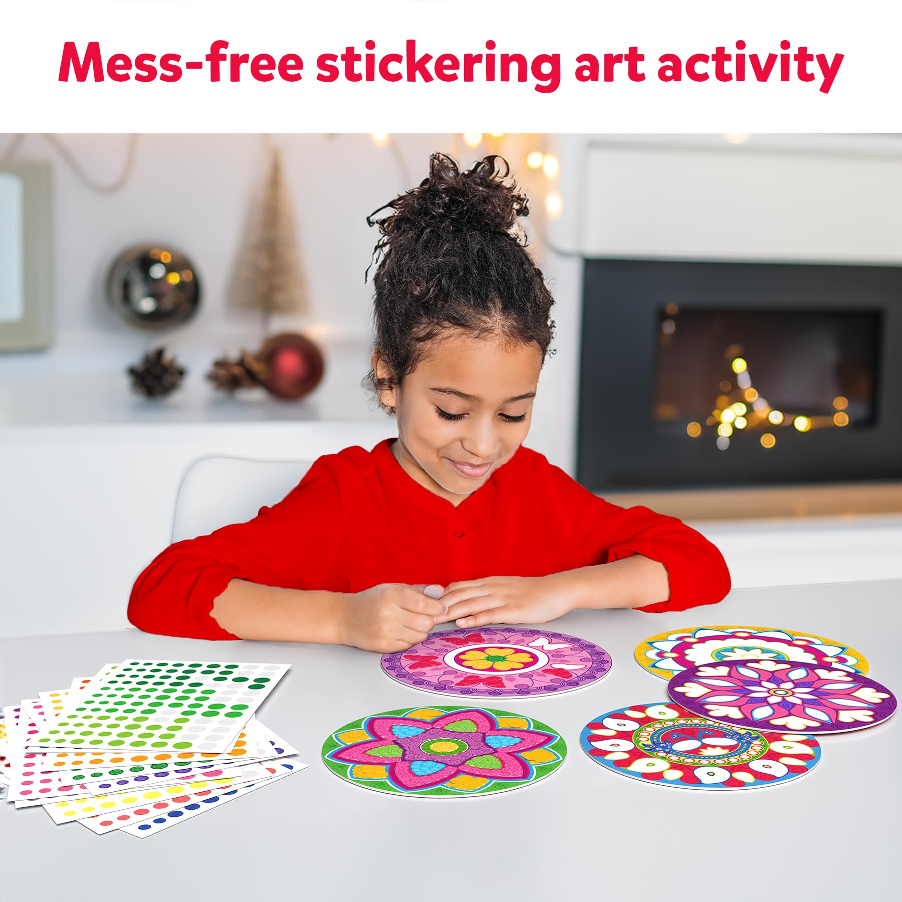 Skillmatics Art Activity - Dot It Unicorns & Princesses, Stocking Stuffers, No Mess Sticker Art for Kids, Craft Kits, DIY Activity, Christmas Gifts for Boys & Girls Ages 3, 4, 5, 6, 7