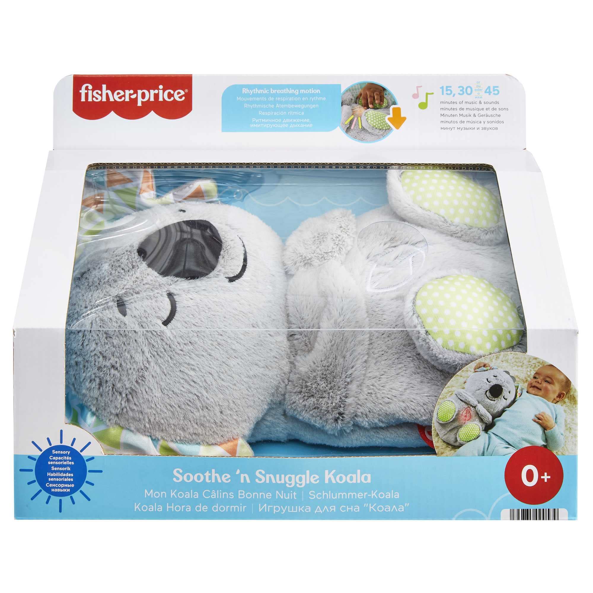 Fisher-Price Soothe 'N Snuggle Otter | Newborn Baby Toys & New Baby Gifts | Plush Soft Toys for Babies with Light and Sound Machine | Baby Girl and Baby Boy Gifts | Newborn Essentials, FXC66