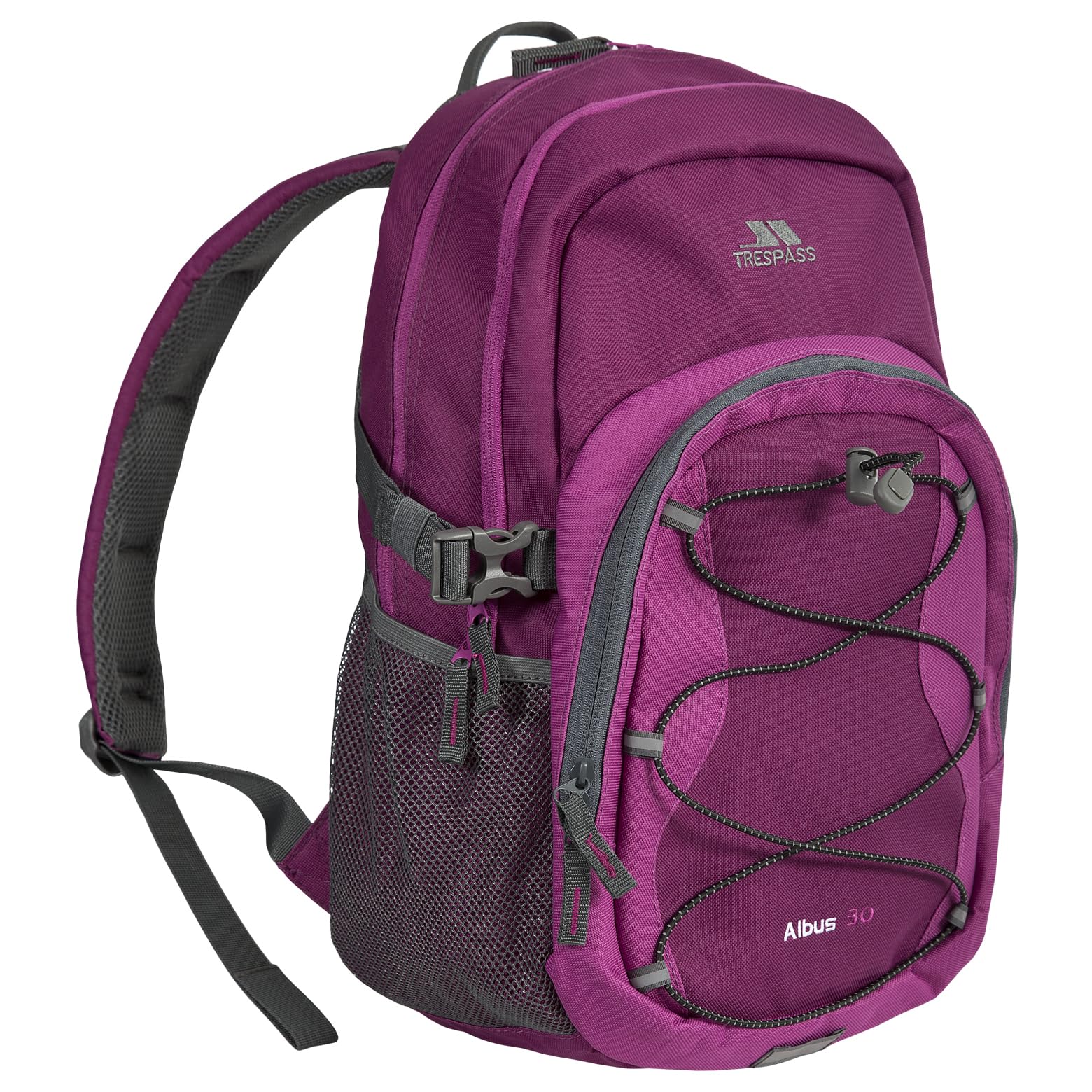 Trespass Albus Backpack Perfect Rucksack for School, Hiking, Camping or Work