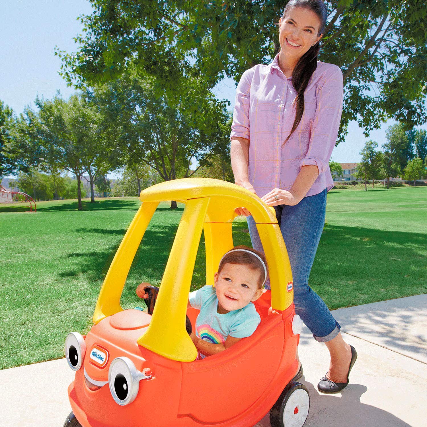 Little Tikes Dino Cozy Coupe Car. Kids Ride-On, Foot to Floor Slider, Mini Vehicle Push Car With Real Working Horn, Clicking Ignition Switch & Petrol Cap. For Ages 18 Months+