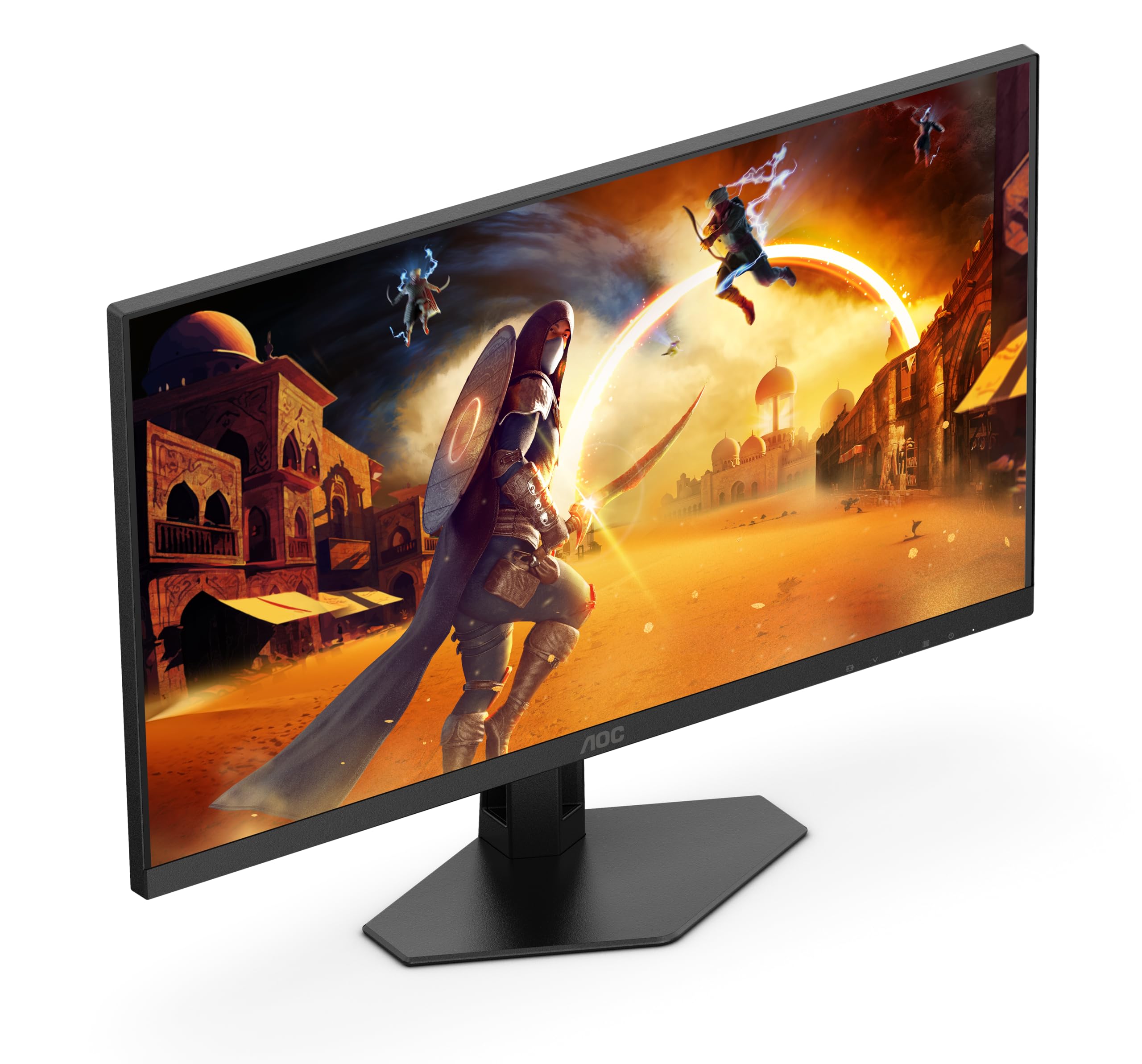 AOC Gaming Q27G2E - 27 INch QHD Monitor, 155Hz, 1ms MPRT, VA, FreeSync Premium, Shadow control, Low Input lag (2560 x 1440 @ 155Hz, 250 cd/m², HDMI 2.0 x 2, DisplayPort 1.2x1)