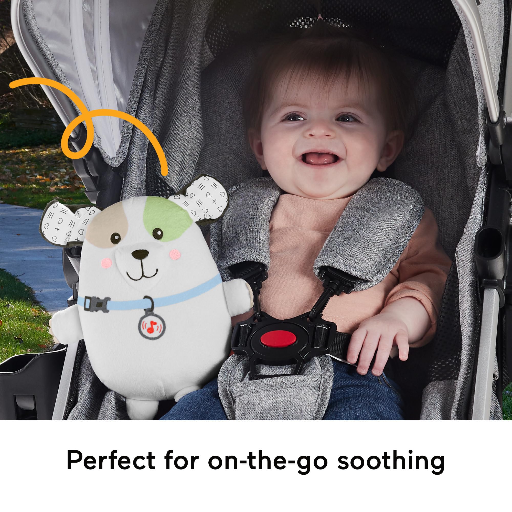 Fisher-Price Soothe 'N Snuggle Otter | Newborn Baby Toys & New Baby Gifts | Plush Soft Toys for Babies with Light and Sound Machine | Baby Girl and Baby Boy Gifts | Newborn Essentials, FXC66