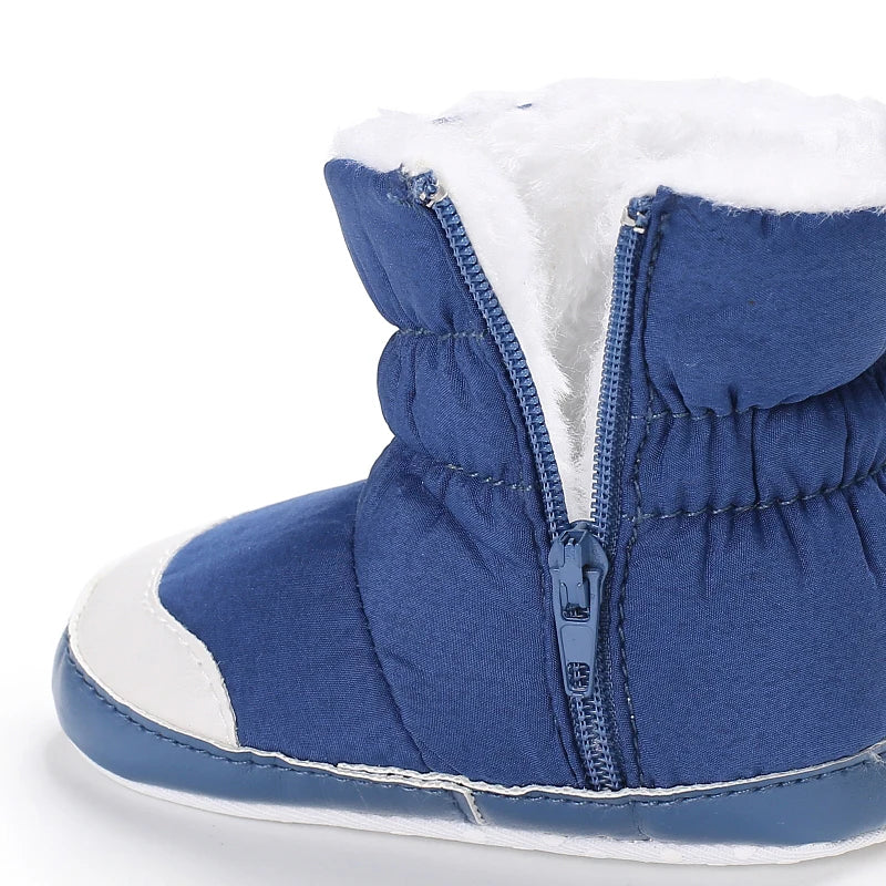 0-18M Lovely Warm Design Baby Girl Boy Toddler First Walkers Baby Shoes Soft Slippers Cute Shoes Winter Non-Slip Baby Warm Shoes