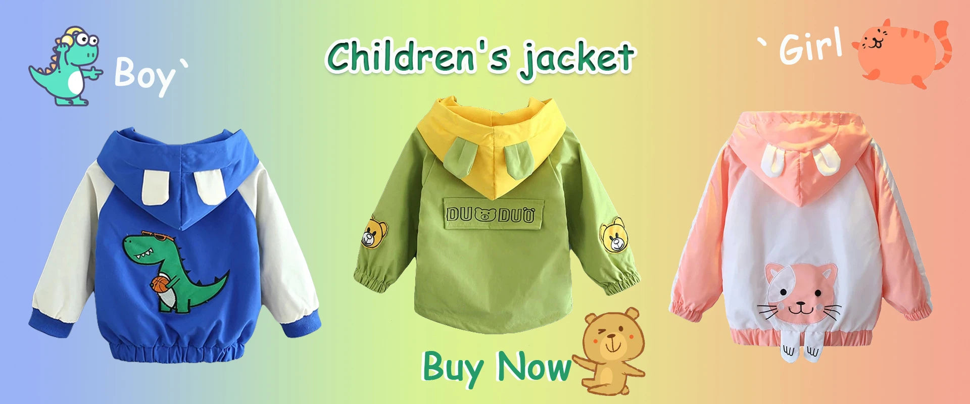 Kids Warm Down Jackets Autumn Winter Baby Thin Hooded Cotton Coats Girls Boys Cute Solid Outerwear Children Clothes 2-6 Years