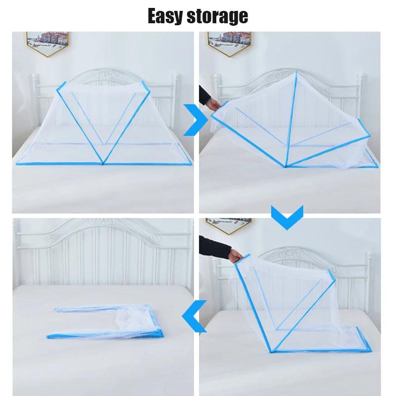 2024 Children Baby Mosquito Net for Bed Portable Foldable Newborn Travel Tent Free Installation Portable Baby Crib for Home