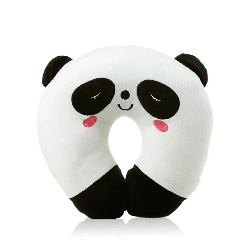 9 Colors Soft U-Shaped Plush Sleep Neck Protection Pillow Office Cushion Cute Lovely Travel Pillows For Children/Adults