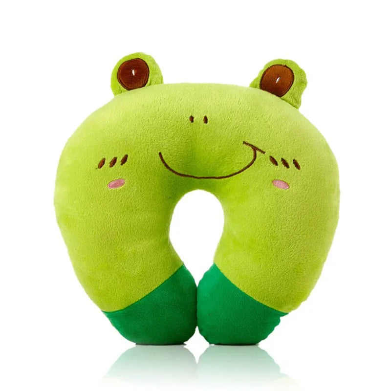 9 Colors Soft U-Shaped Plush Sleep Neck Protection Pillow Office Cushion Cute Lovely Travel Pillows For Children/Adults