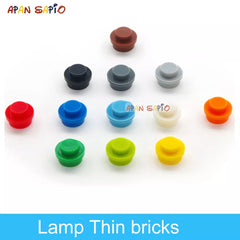 600pcs DIY Building Blocks Thin Figures Bricks Lamp 12Colors Educational Creative Size Compatible With 4037 Toys for Children