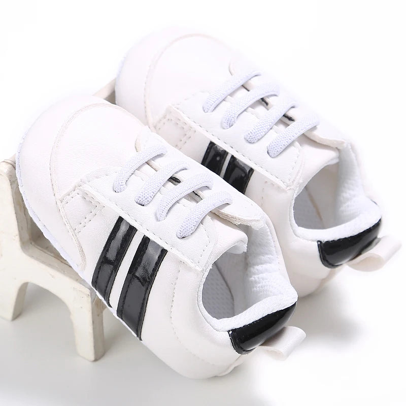 Fashion Baby Shoes Children White Sports Shoes For Girls Soft Flats Baby Toddler First Walkers Kids Sneakers Casual Infant Shoes