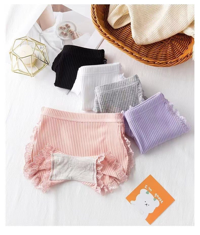 3Pcs Cotton Girls Shorts Safety Pants Top Quality Kids Pants Underwear Children Summer Cute Bow Short Underpants for 1-12 Years