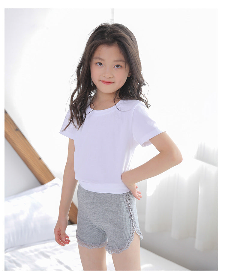 3Pcs Cotton Girls Shorts Safety Pants Top Quality Kids Pants Underwear Children Summer Cute Bow Short Underpants for 1-12 Years