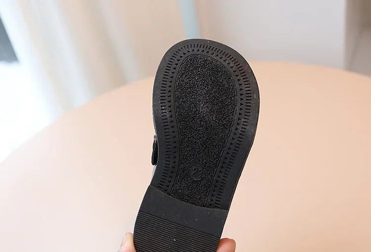 British Style Children Leather Shoes Breathable Slip on Loafers for Kids Boys Student Performance Shoes Toddler Girl Moccasins