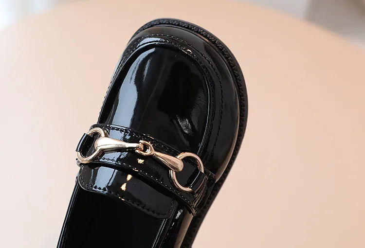 British Style Children Leather Shoes Breathable Slip on Loafers for Kids Boys Student Performance Shoes Toddler Girl Moccasins