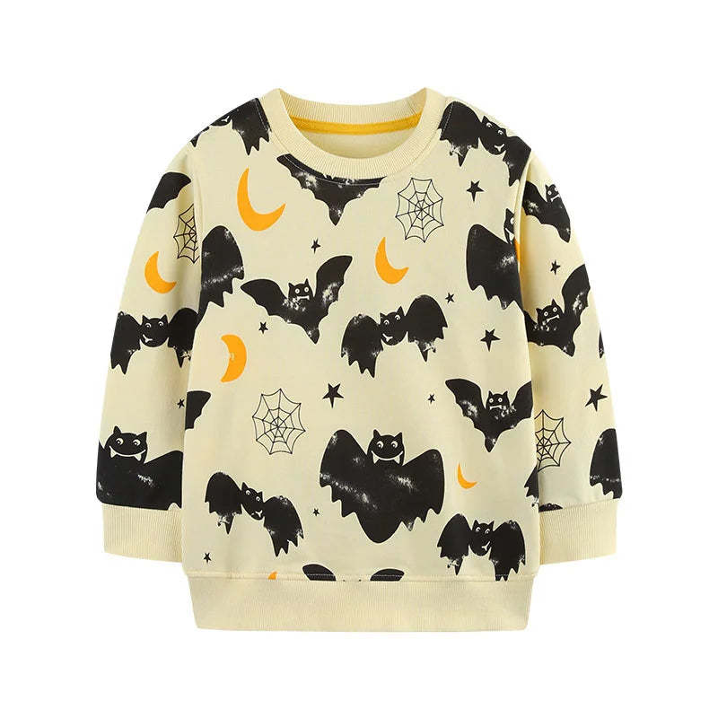 2-7T New Design Cotton Boys Sweatshirts Dinosaurs Fashion Children's Sport Shirts Long Sleeve Kids Autumn Spring Clothes