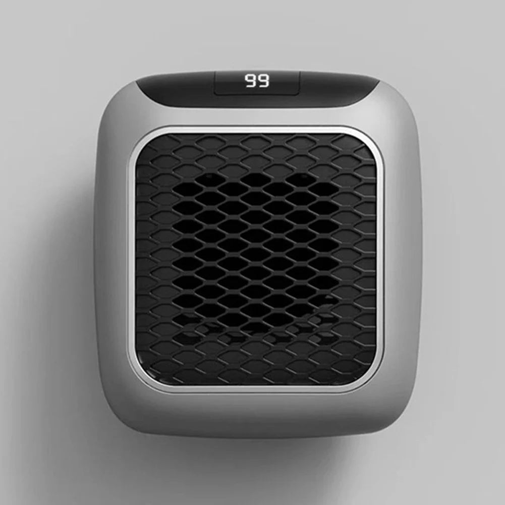 800W Portable Electric Heater Wall Outlet Small Space Heater with Adjustable Thermostat Room Heater Home Appliance Heating Stove - Idrilay 