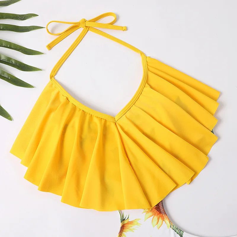 Mother Kids Girls Swimsuit Swimming Clothing Women Beach Bikini Bathing Suit Family Matching Swimwear Mummy Daughter Beachwear