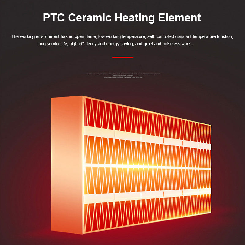 500W Portable Heater Electric Heater Plug in Wall Room Heater Home Appliance Heating Stove Mini Radiator Remote Warmer Machine - Idrilay 