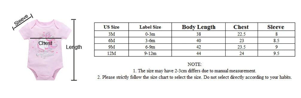 Newborn Baby Girls Clothes 3 Pcs/lot Short Sleeve Cute Design Cotton Bodysuit Summer Girl Clothing