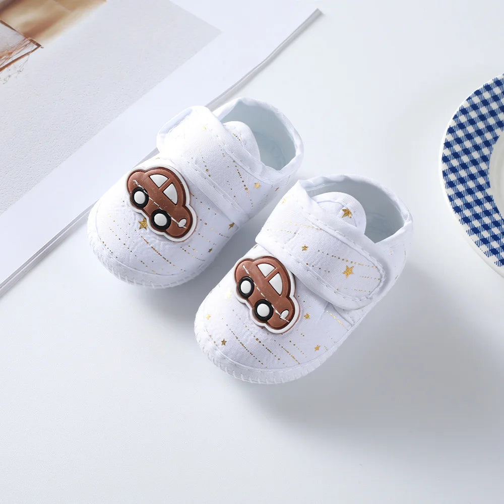 Baby Girl Shoes First Walkers Lace Floral Newborn Baby Shoes Princess Infant Toddler Baby Shoes for Boys Flats Soft Prewalkers