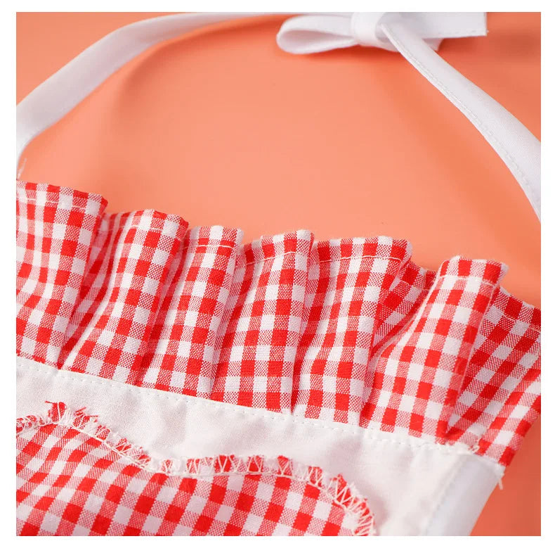 2pcs/set Baby Chef Apron Hat Newborn Photography Props  Kids Costumes  Chef Baby Cook Costume - Idrilay 