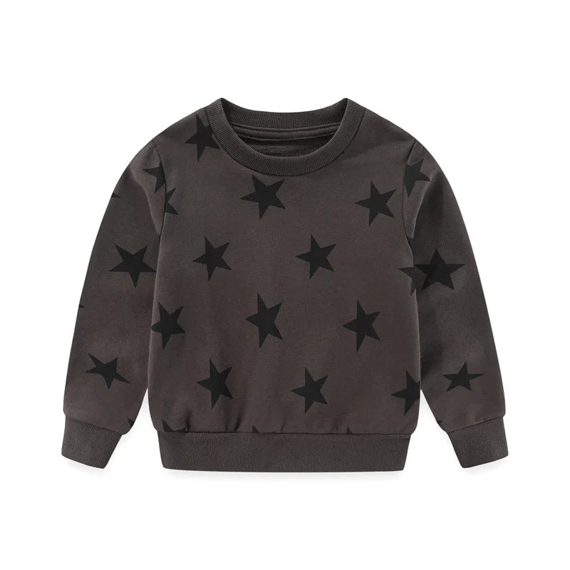 Jumping Meters 2-7T 2025 Design Boys Girls Sweatshirts Truck Cars Embroidery Hooded Shirts Kids Clothes Long Sleeve Autumn Tops