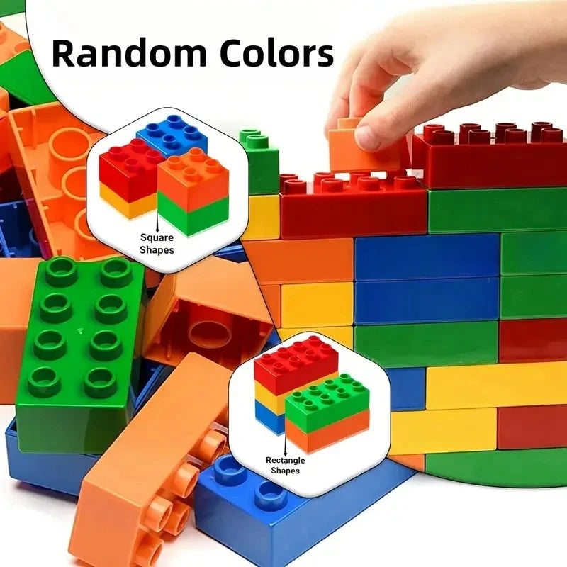Kids DIY Building Blocks Set Toys Urban Classic Building Blocks Assembled Educational Toys for Boys Girls Christmas Gift 200Pcs