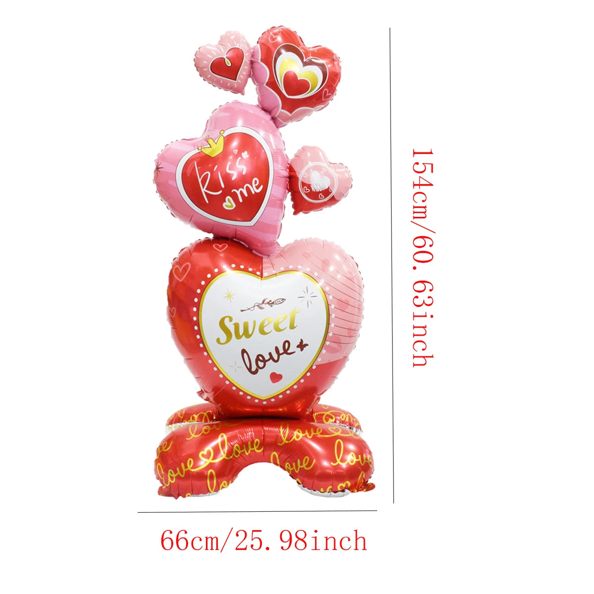 10pcs 18inch Valentine Spanish Love Heart Foil Balloons Te Amo Helium Balloon Wedding Valentine's Day Decorations Gifts - Idrilay 