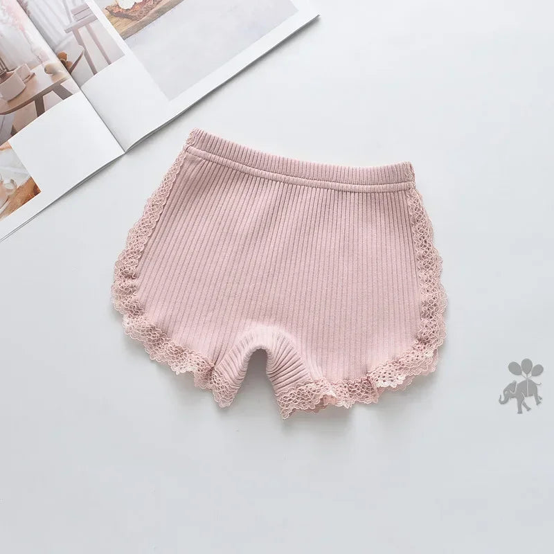 3Pcs Cotton Girls Shorts Safety Pants Top Quality Kids Pants Underwear Children Summer Cute Bow Short Underpants for 1-12 Years